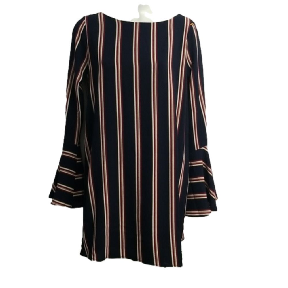 𝅺Gianni Bini Striped Dress Midi